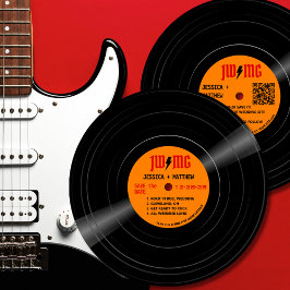 クラシックRock Bolt Monogram Record日付の保存 セーブザデート