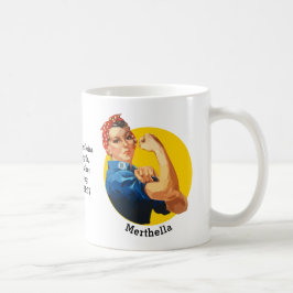 クラシックROSIE RIVETERコーヒパーソナライズされたーマグ コーヒーマグカップ