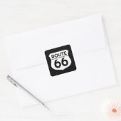 クラシックRoute 66 highwayロゴの標識シール スクエアシール (封筒)