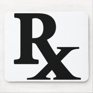 クラシックRx Parmacy Icon Parmacy Parmacyのプリント贈与 マウスパッド