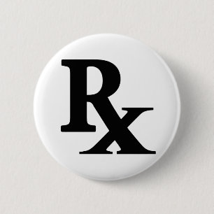 クラシックRx Parmacy Icon Parmacy Parmacyのプリント贈与 缶バッジ
