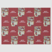 クラシックSanta - Checking It Two Merry Christmas 薄葉紙 (正面)