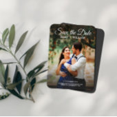 クラシックScriptカスタム Photo Wedding日付の保存 マグネット