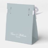 クラシックScript Blueの結婚Thank You Fever Box フェイバーボックス (裏面サイド)