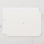 クラシックScript Blue Photo卒業 案内状 (裏面)