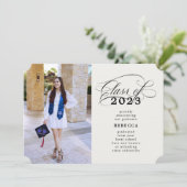 クラシックScript Photo Graduation 案内状 (スタンド正面)