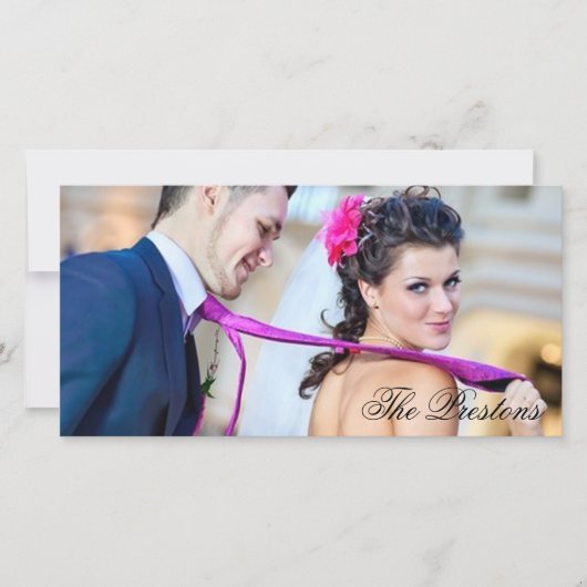 クラシックThank You Photo Card サンキューカード (正面)