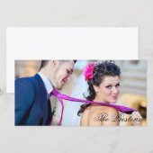 クラシックThank You Photo Card サンキューカード (正面/裏面)