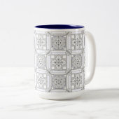 クラシックTIN天井パターンマグ ツートーンマグカップ (正面右)
