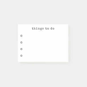クラシックTypewriterタイポグラフィTo-Doリスト ポストイット