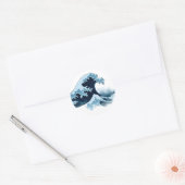 クラシックWaveシール ラウンドシール (封筒)