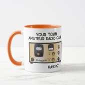 クラシックWRL銀河系300無線送受信機 マグカップ (左)