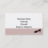 クラシハイルートブティック 名刺 (裏面)