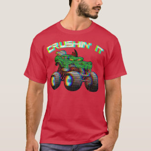 クラシンのモンスタートラックヴィンテージレトロ267 Tシャツ