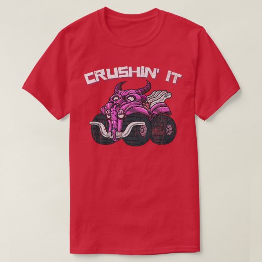 クラシン・ゴブリン・モンスタートラックヴィンテージレトロ249 Tシャツ (デザイン正面)