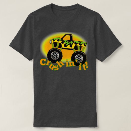 クラシンitモンスタートラック tシャツ (デザイン正面)