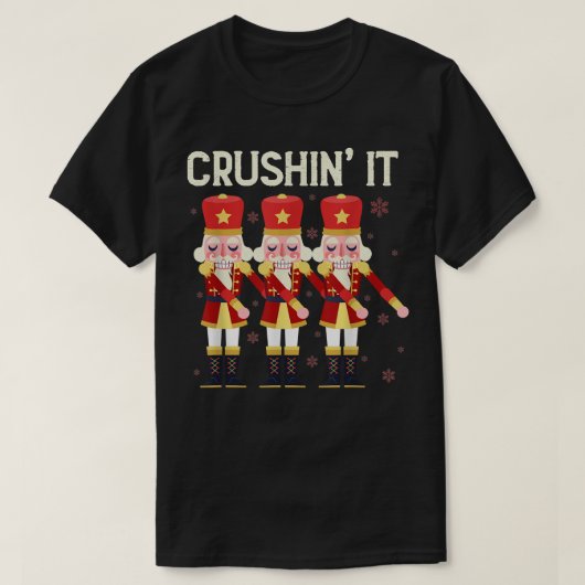 クラシンit浮き上がるくるみ割りカークリスマスダンス tシャツ (デザイン正面)