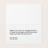 クラシーなプロフェッショナルミニサンキューカード 名刺 (内部フラット)