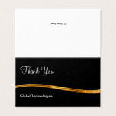 クラシーなプロフェッショナルミニサンキューカード 名刺 (外部フラット)