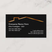 クラシーな不動産仲介業者またはホームサービス 名刺 (正面)