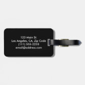 クラシーな荷物タグ ラゲッジタグ (裏面横)