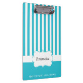 クラシーアクアブルーストライプ | DIY文字 クリップボード (右)