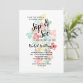 クラシーウォーターカラーフラワーズSip & See 招待状 (スタンド正面)