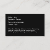 クラシーオートディテールキングクラウンテーマ 名刺 (裏面)