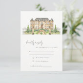 クラシーガーデンシャトーマナーウォーターカラー結婚ズ 出欠カード (スタンド正面)