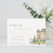 クラシーガーデンシャトーマナーウォーターカラー結婚ズ 出欠カード (スタンド正面)