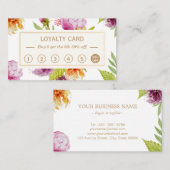 クラシーガーデンフローラデコール | 割引ロイヤリティ ロイヤリティカード (正面/裏面)