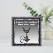 クラシーキャットハローウィンパーティ招待状 招待状 (スタンド正面)