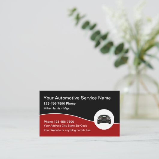 クラシークールな 名刺 (スタンド正面)