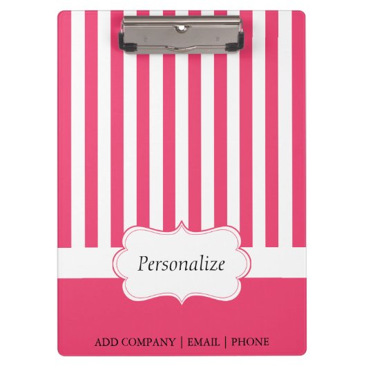 クラシーケイエンヌストライプ | DIY文字 クリップボード (正面)