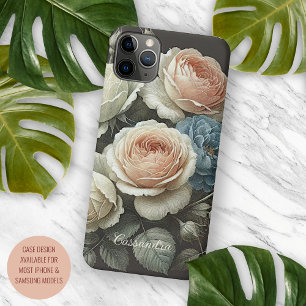 クラシーシックバラファインアートボタニカルスケッチ iPhone 11 PRO MAXケース