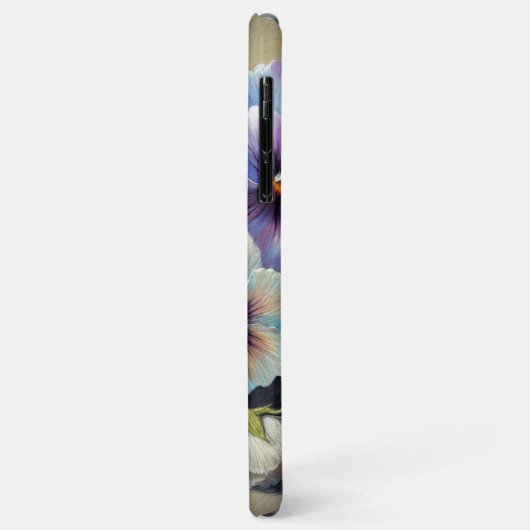 クラシーシックパンジーファインアートボタニッ絵を描クス Case-Mate iPhoneケース (裏面/左)