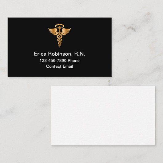 クラシーシンプルナース登録エンジェル 名刺 (正面/裏面)