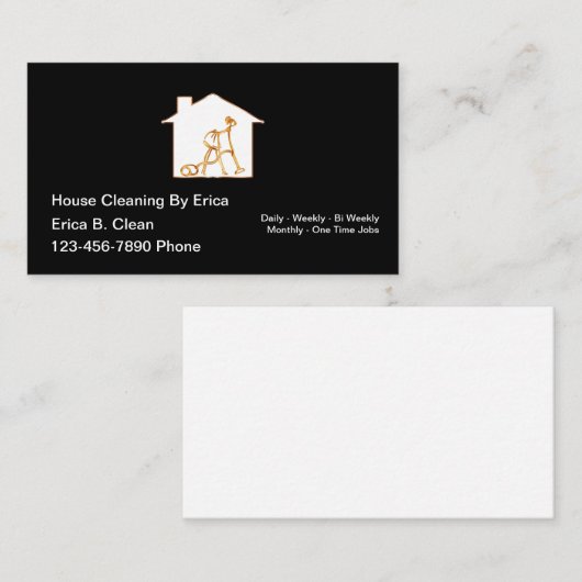 クラシーシンプルハウスクリーニングサービス 名刺 (正面/裏面)