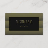 クラシーシンプルブエレガントラック金ゴールドプロフェッショナル 名刺 (正面)