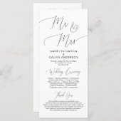 クラシーズ・セレモニー・モダンプ結婚ログラム プログラム (正面/裏面)