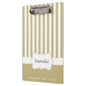 クラシータンサンドストライプ | DIY文字 クリップボード (左)