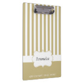 クラシータンサンドストライプ | DIY文字 クリップボード (右)