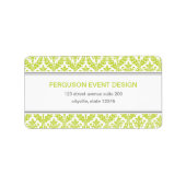 クラシーダマスク住所 シール (正面)