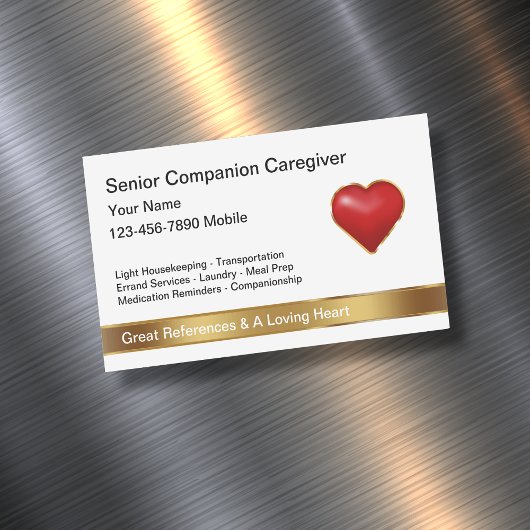 クラシーック介護 Magnetic 名刺デザイン マグネット名刺
