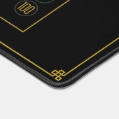 クラシーテキサス州ホールデムブラック結婚ズトランプのポーカーテーブル デスクマット (コーナー)