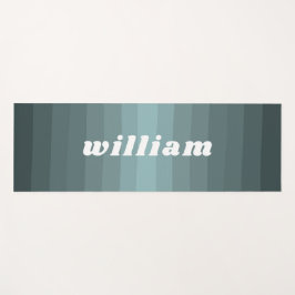 クラシーパステルグリーンカラーデザイン名前をカスタムする ヨガマット