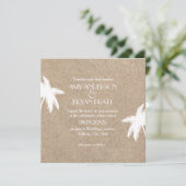 クラシーパームツリービーチ結婚式招待状 招待状 (スタンド正面)