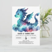 クラシーファイリードラゴン誕生祝い 招待状 (スタンド正面)