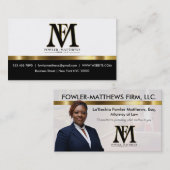 クラシーフォウラー弁護士名刺 名刺 (正面/裏面)