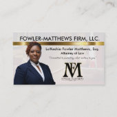 クラシーフォウラー弁護士名刺 名刺 (裏面)